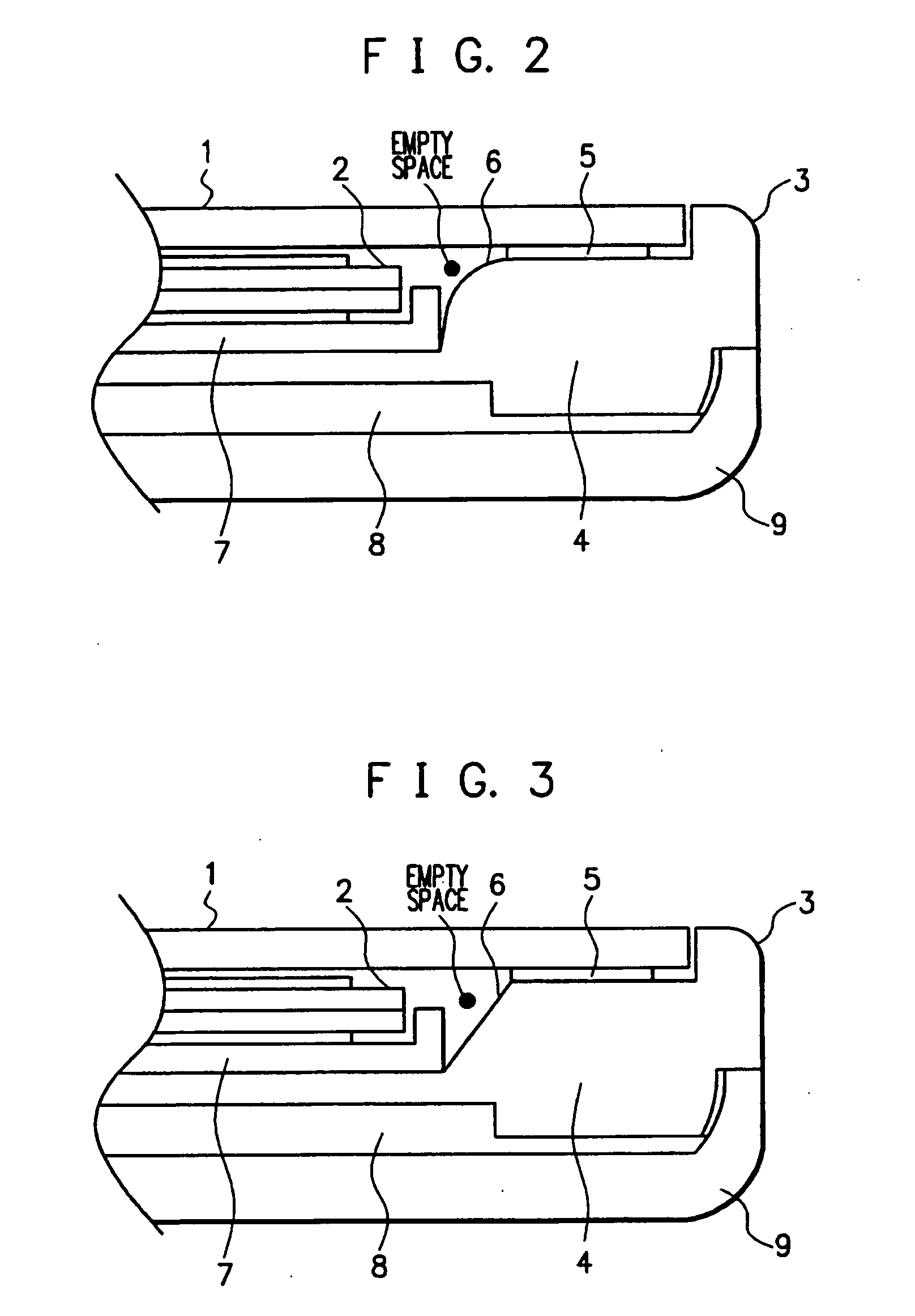Component, display part structure and portable terminal device