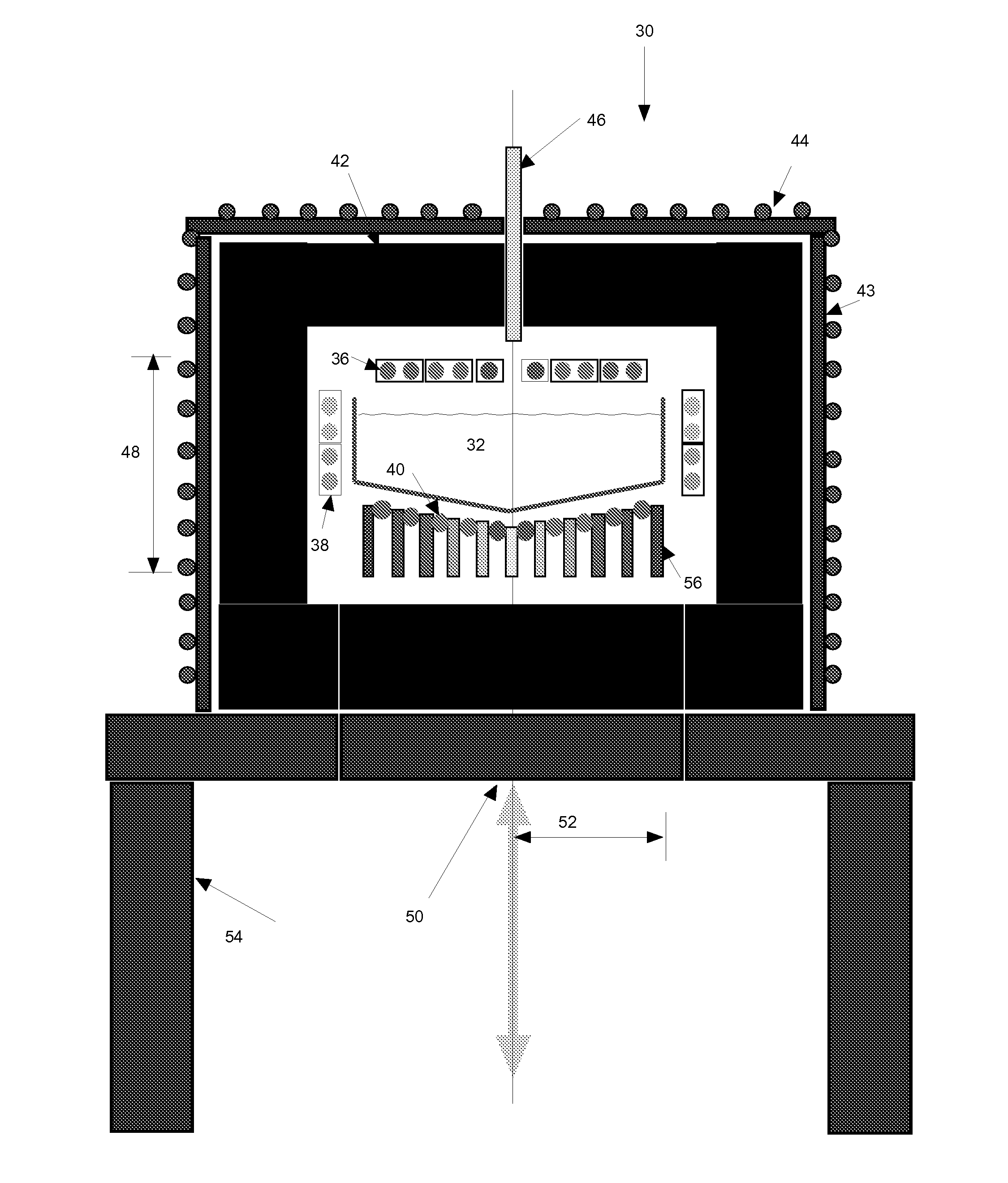 Large grain, multi-crystalline semiconductor ingot formation method and system