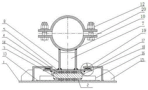 A Two-way Sliding Pipe Support Capable of Bearing Two-way Vertical Loads