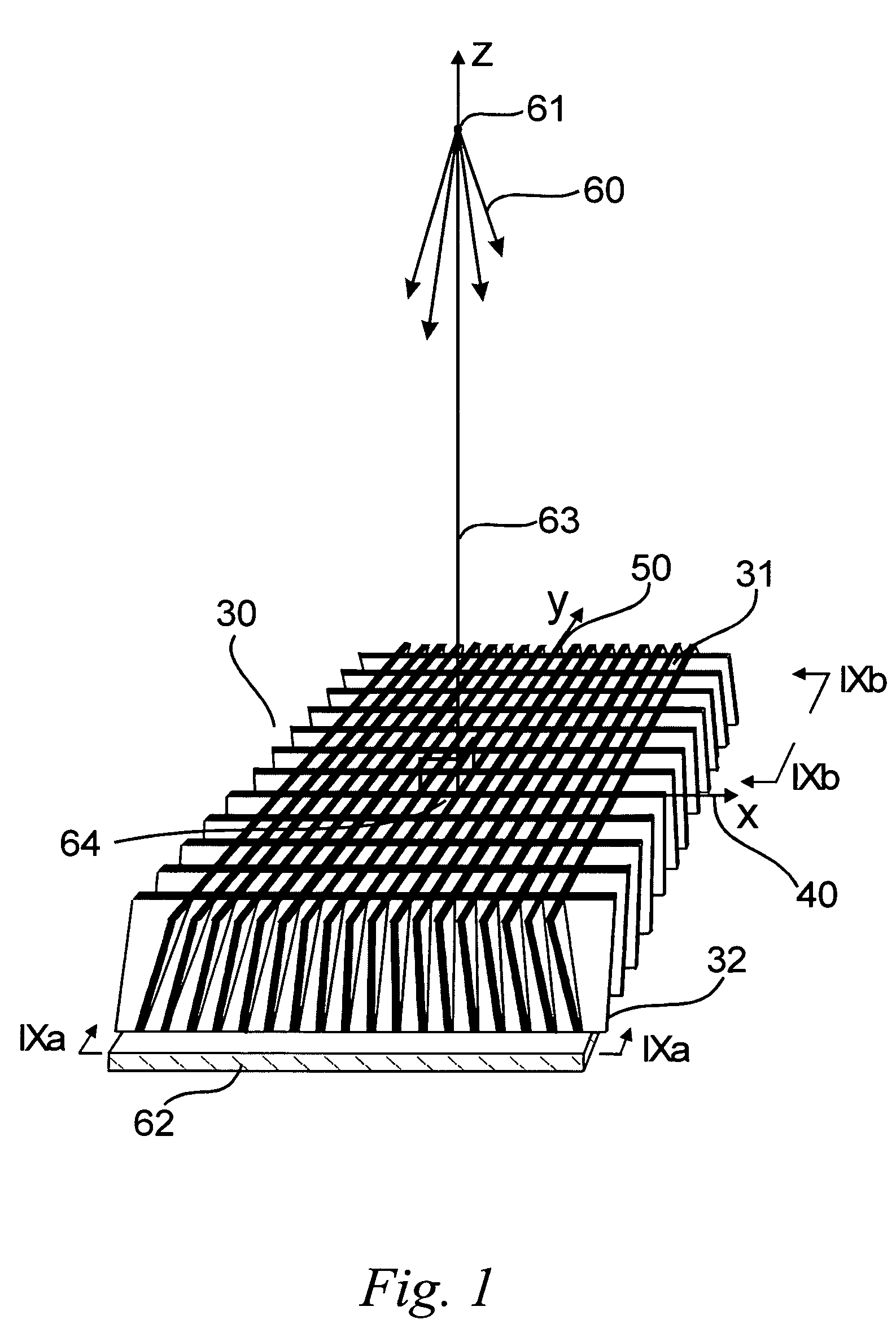 Anti-scatter grid and collimator designs, and their motion, fabrication and assembly