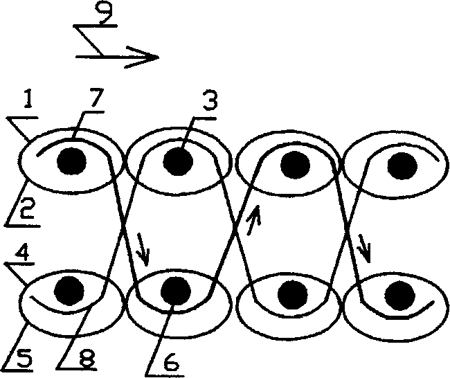 Three-dimensional woven hollow layer-connecting fabric