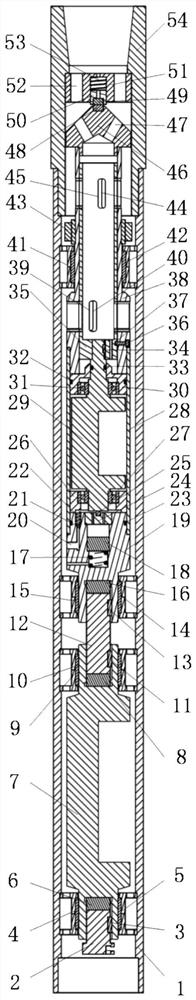 Mechanical reinforcement stabilized platform for automatic vertical drilling tool