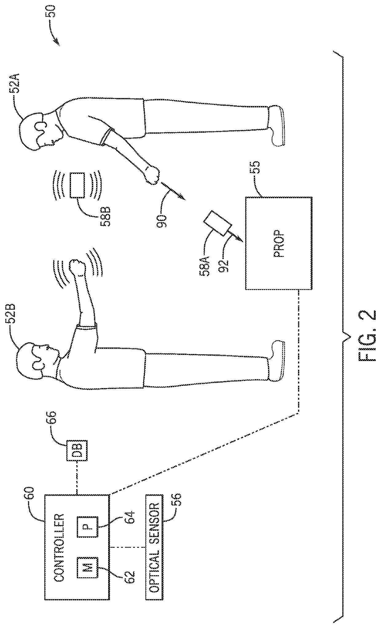 Interactive attraction system and method for object and user association