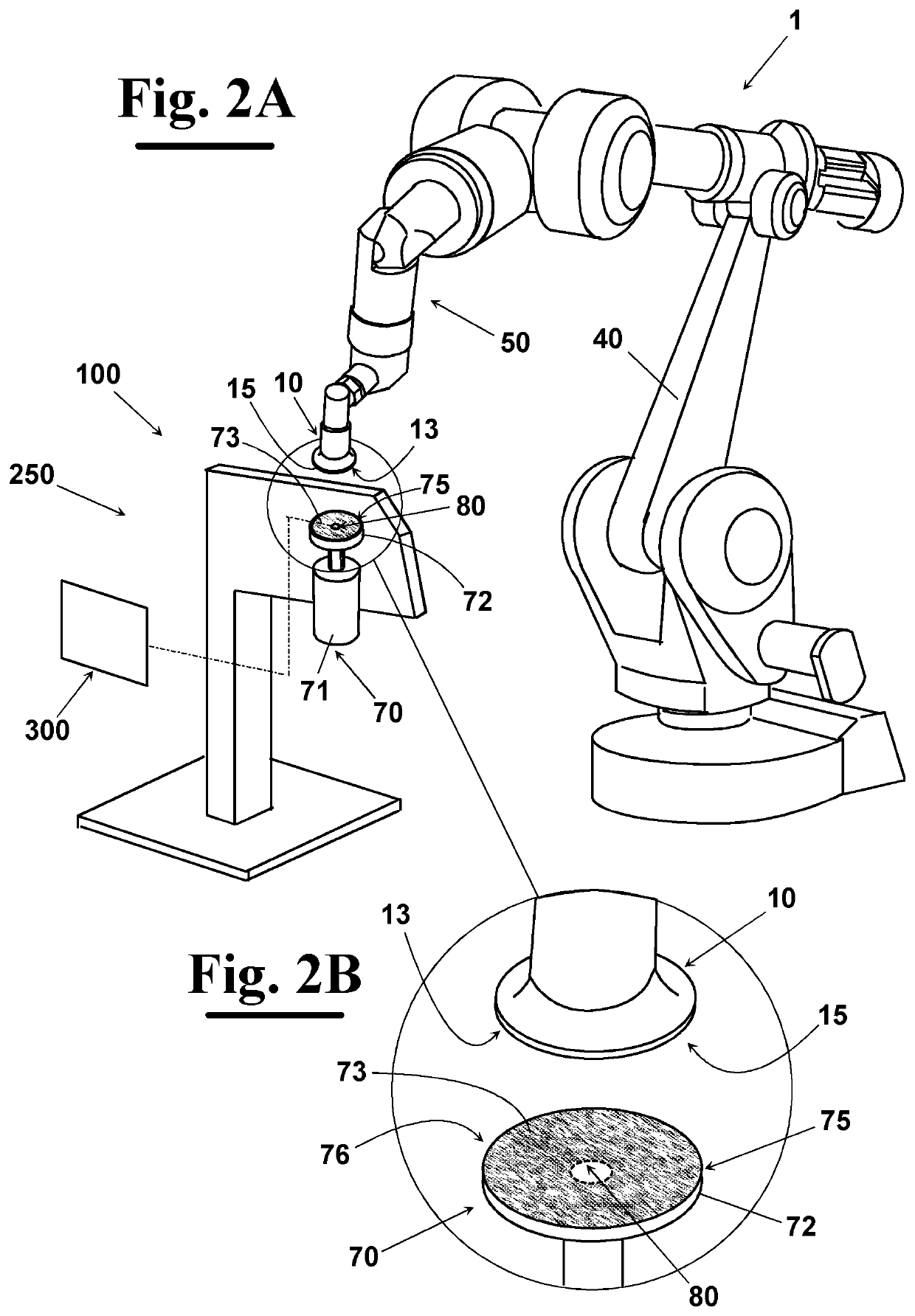 Apparatus for verifying the presence, or the absence, of an abrasive element in a machine for working surfaces