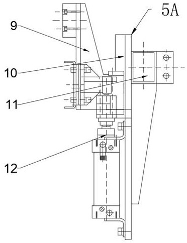 A kind of buffer lifting type feeding and discharging shuttle car used for tobacco thread automatic unpacking machine