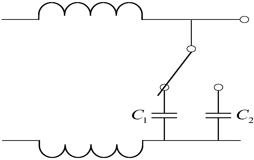 Wide-band test device and method for measuring impendence of grounding body