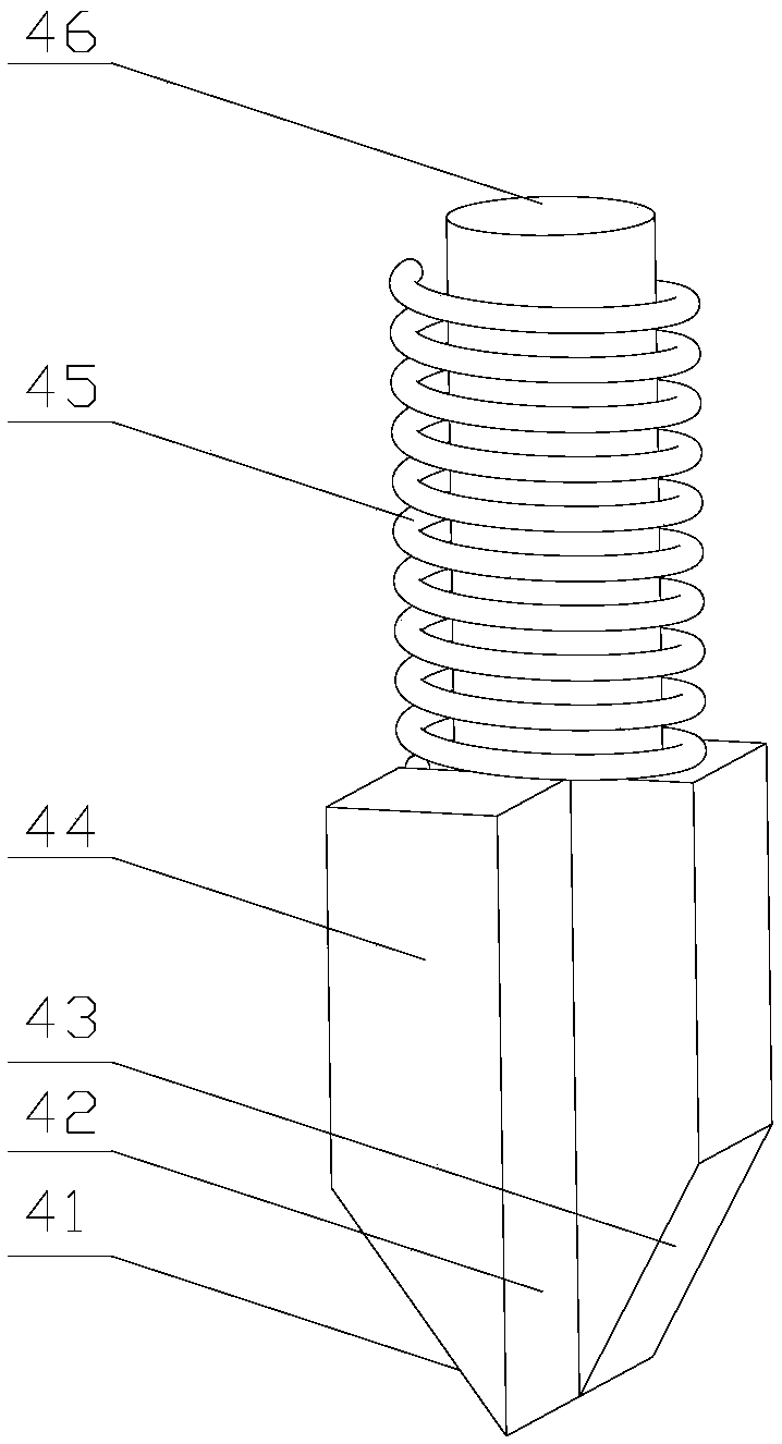 Feces-falling-door automatic paper pad clamping mechanism for automatic-defecating-assisting lying toilet bowl