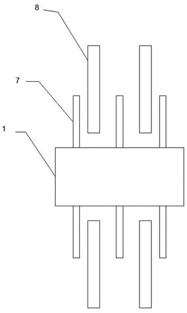 Plate turnover, cooling and heat dissipation device for artificial boards