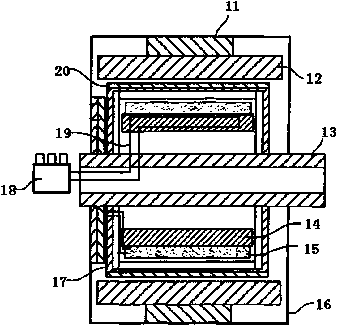 Torque conducting structure for superconducting motor