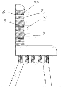 Automobile seat for relieving fatigue