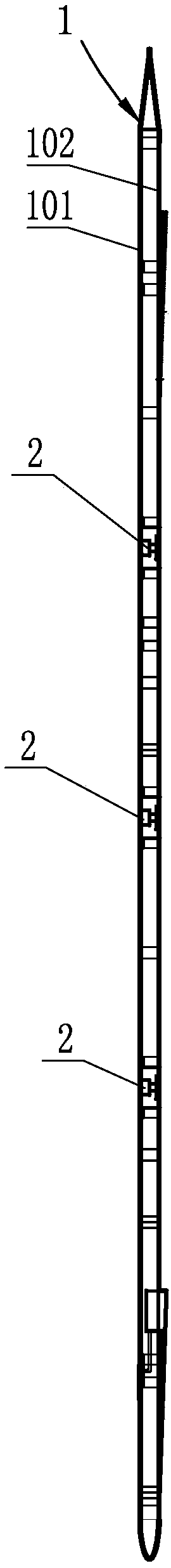 Measuring mechanism of resistance distribution in model test of ship jet drag reduction