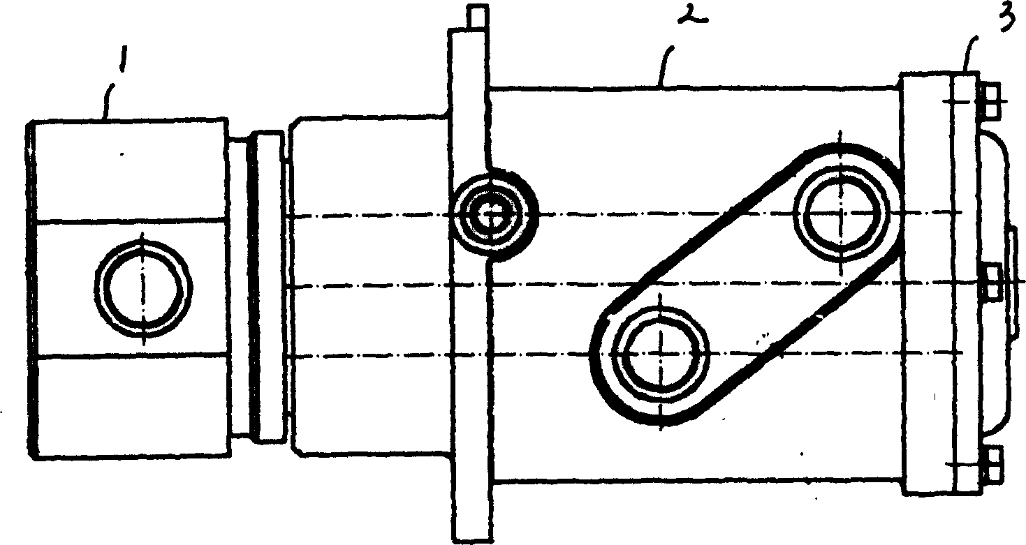 Hydraulic central gyrorotor