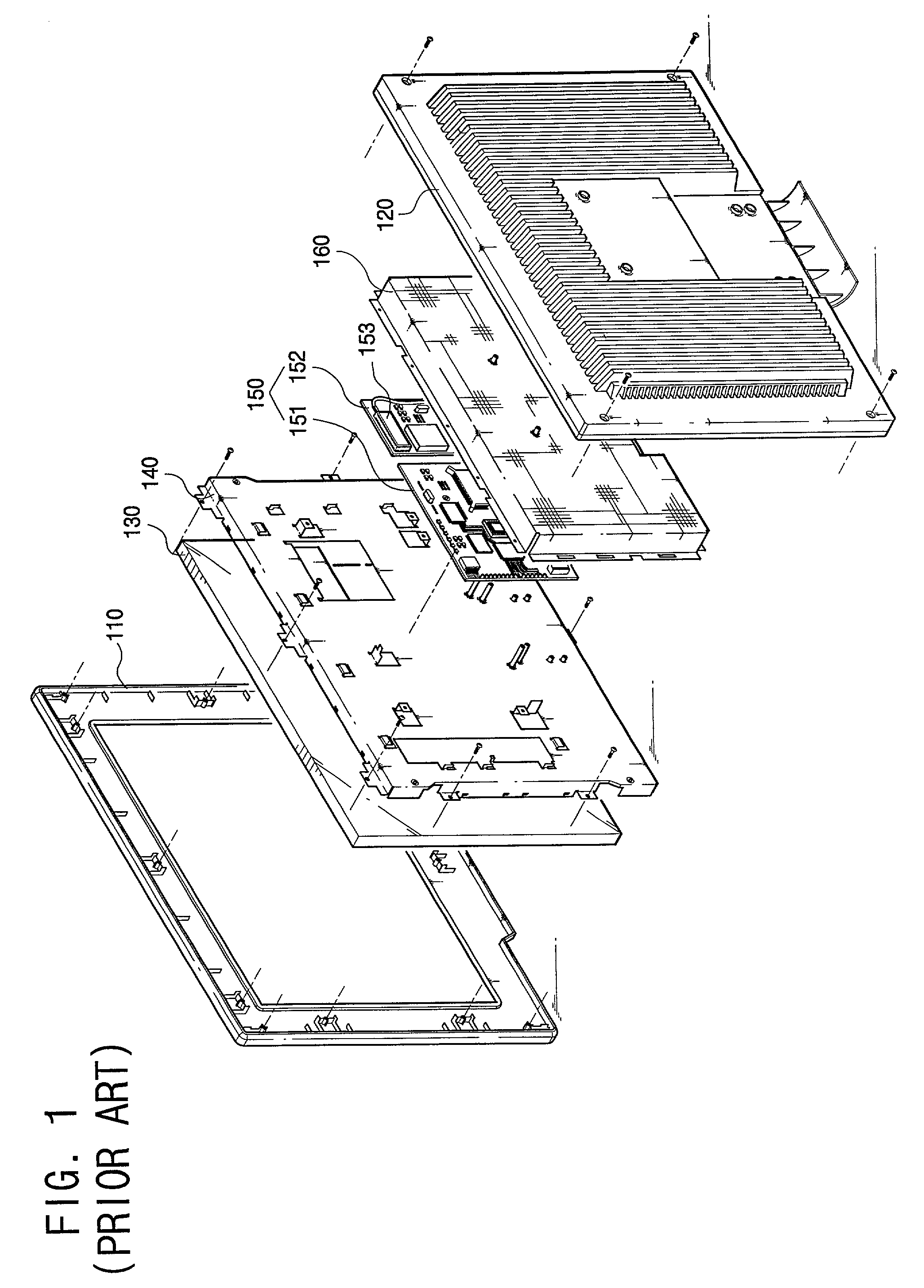 Display apparatus and a tuner mounted thereon