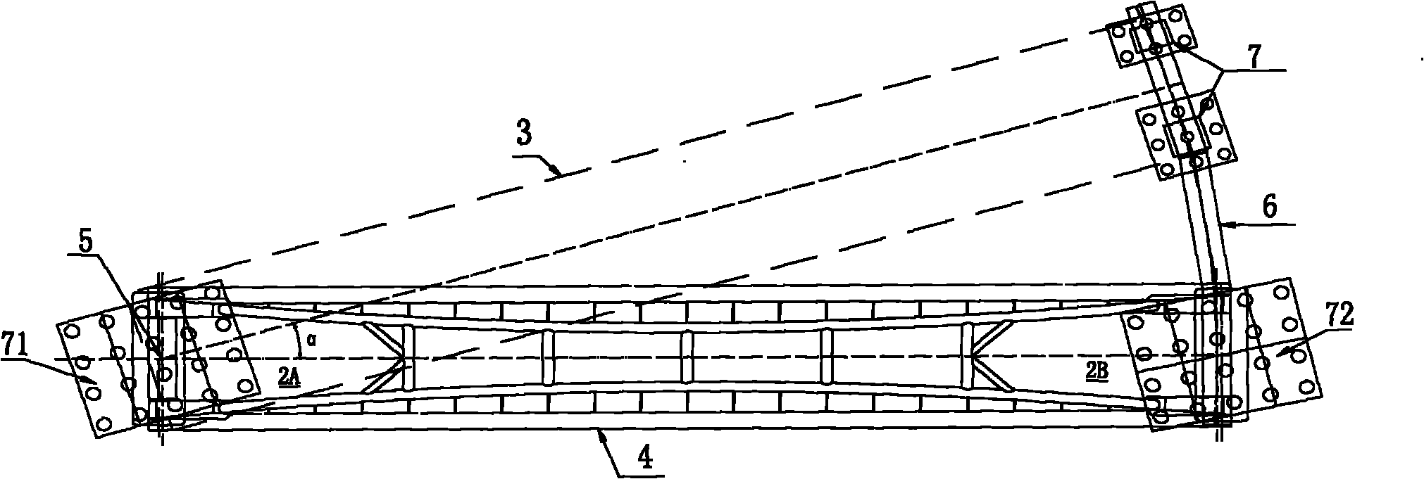 Simply supported structure bridge horizontal swivel construction system and method