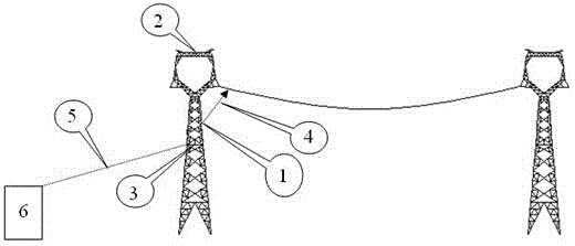 Overhead power transmission line vibration monitoring system and method