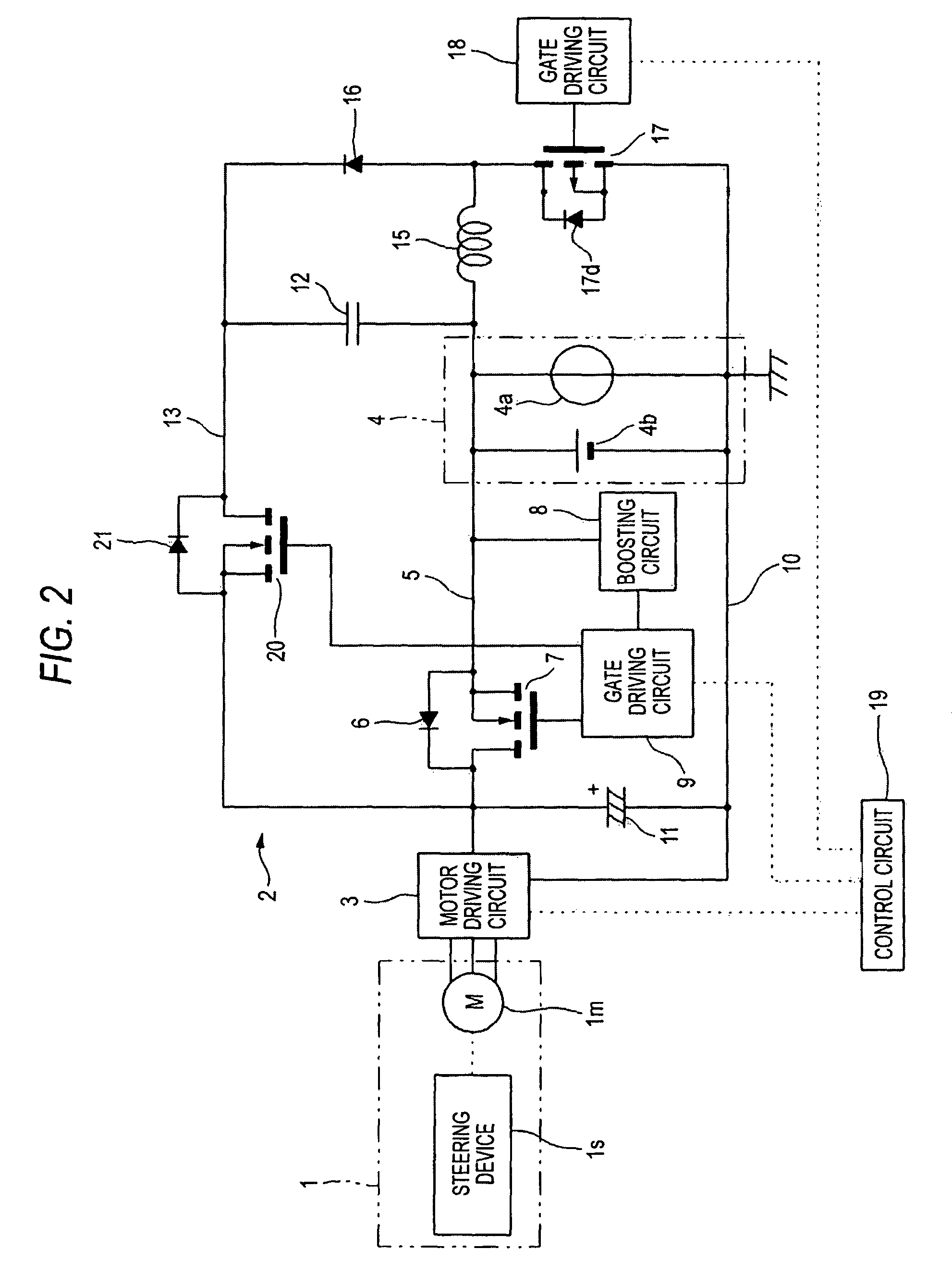 Motor controller of electric power steering device