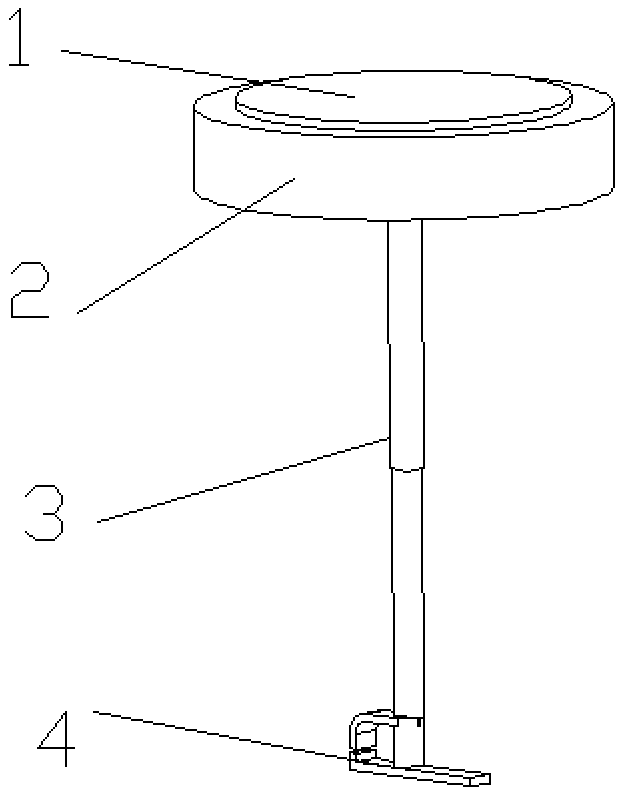 Detachable electric lamp