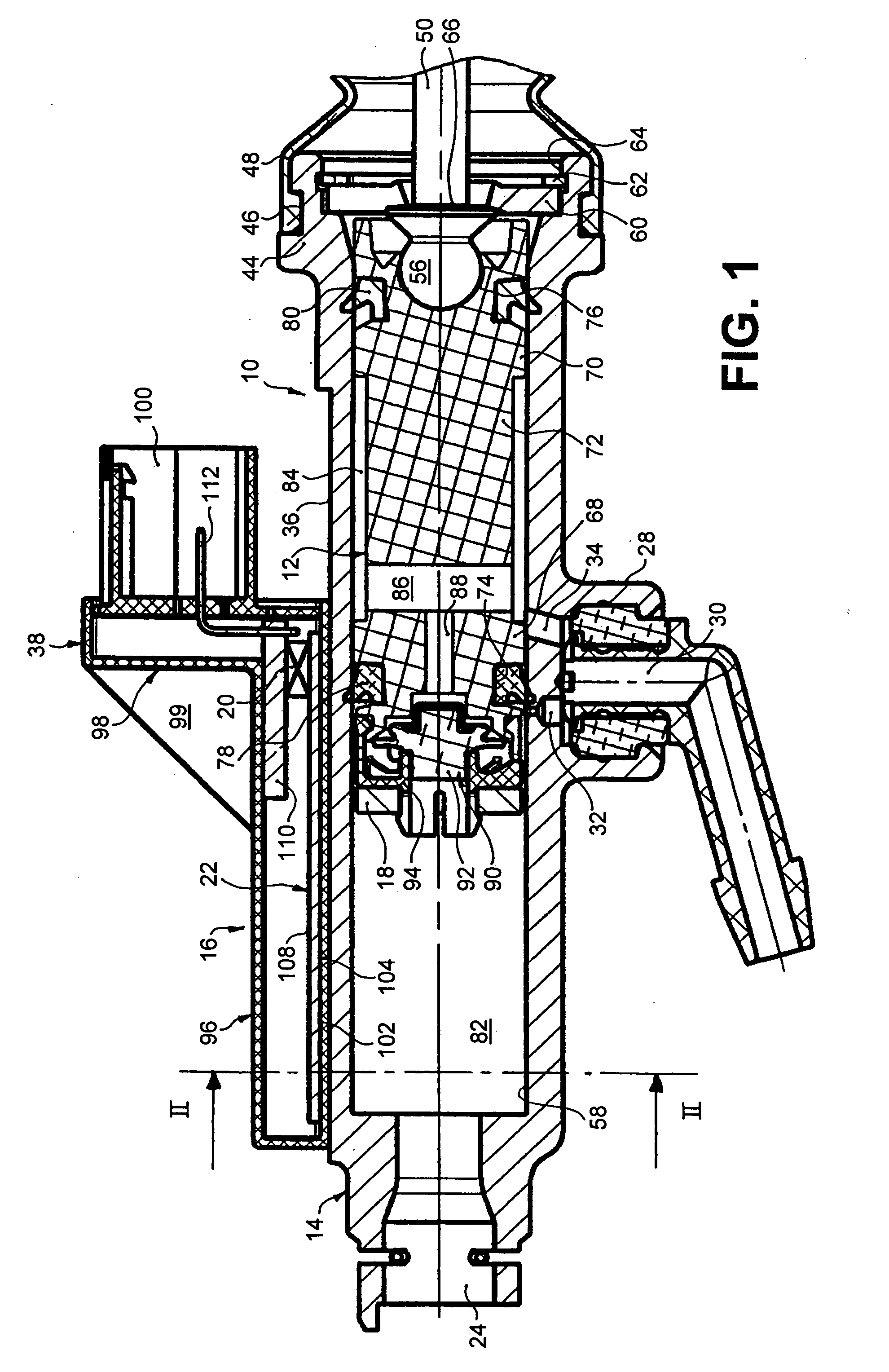 Device for sensing the axial position, in relation to the other component, of one of two components mobile relative to each other