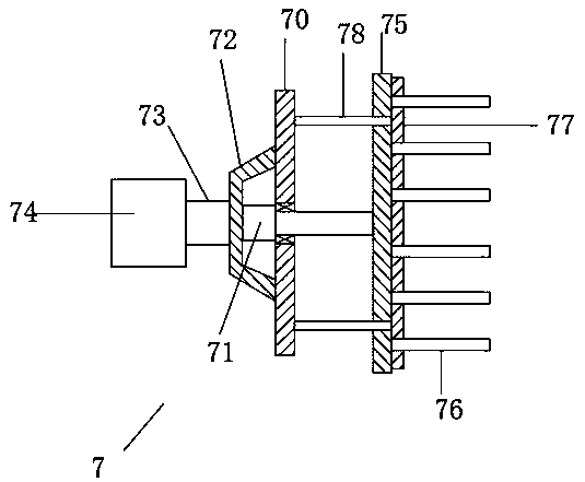 Cotton blending machine device with pre-blending function