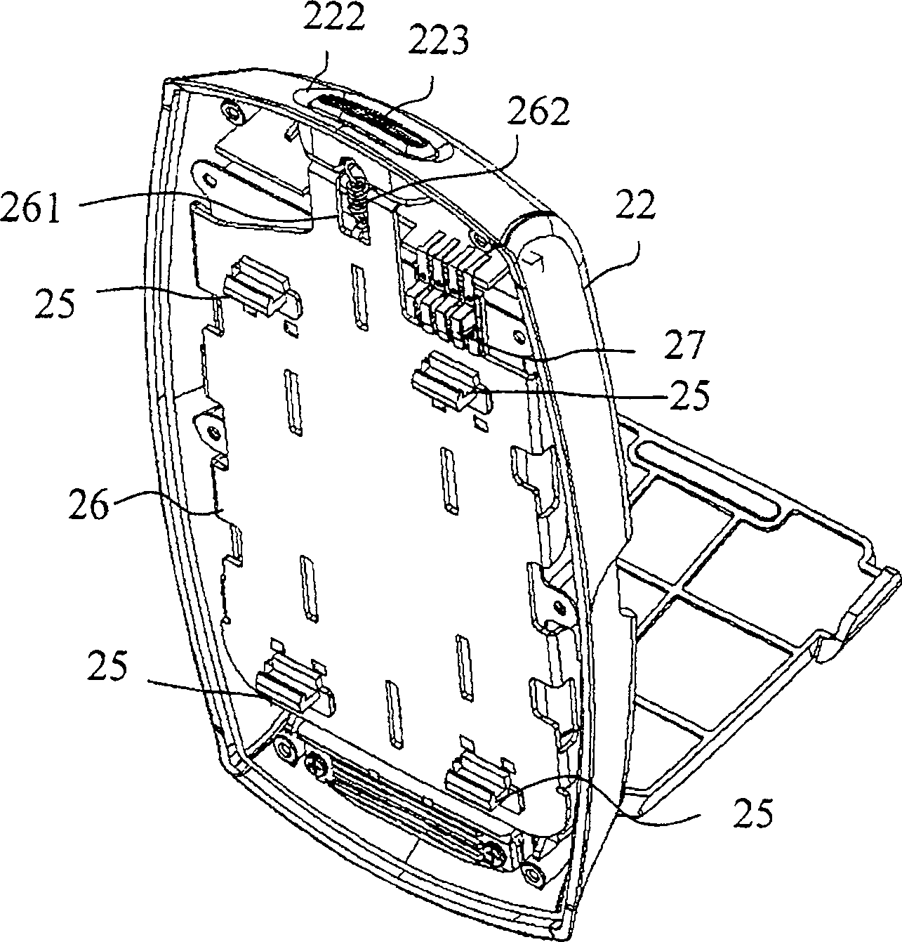 Separation and reunion structure for fittings