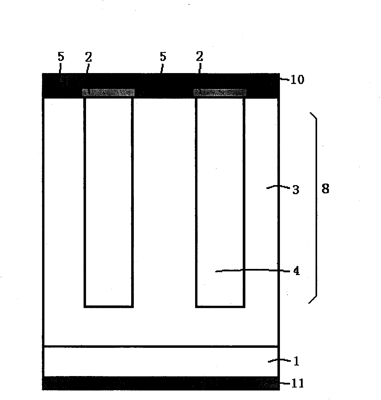 Schottky semiconductor device and method for preparing same