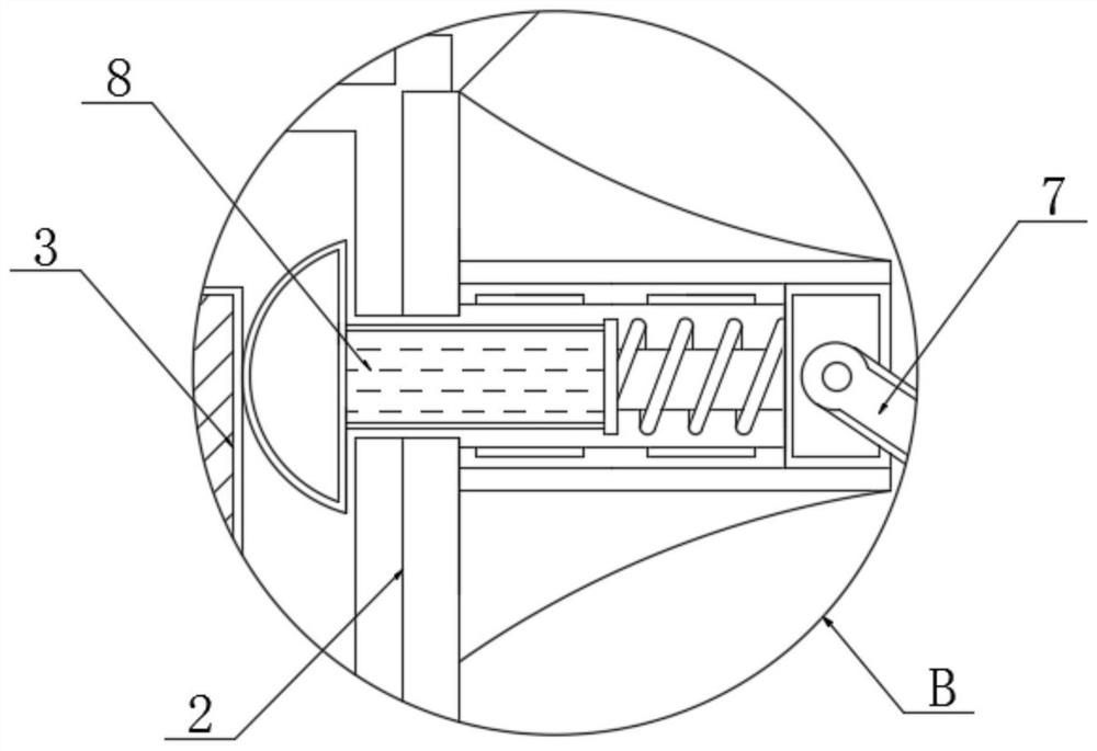 Detection device based on energy conservation of chip on financial electronic circuit board