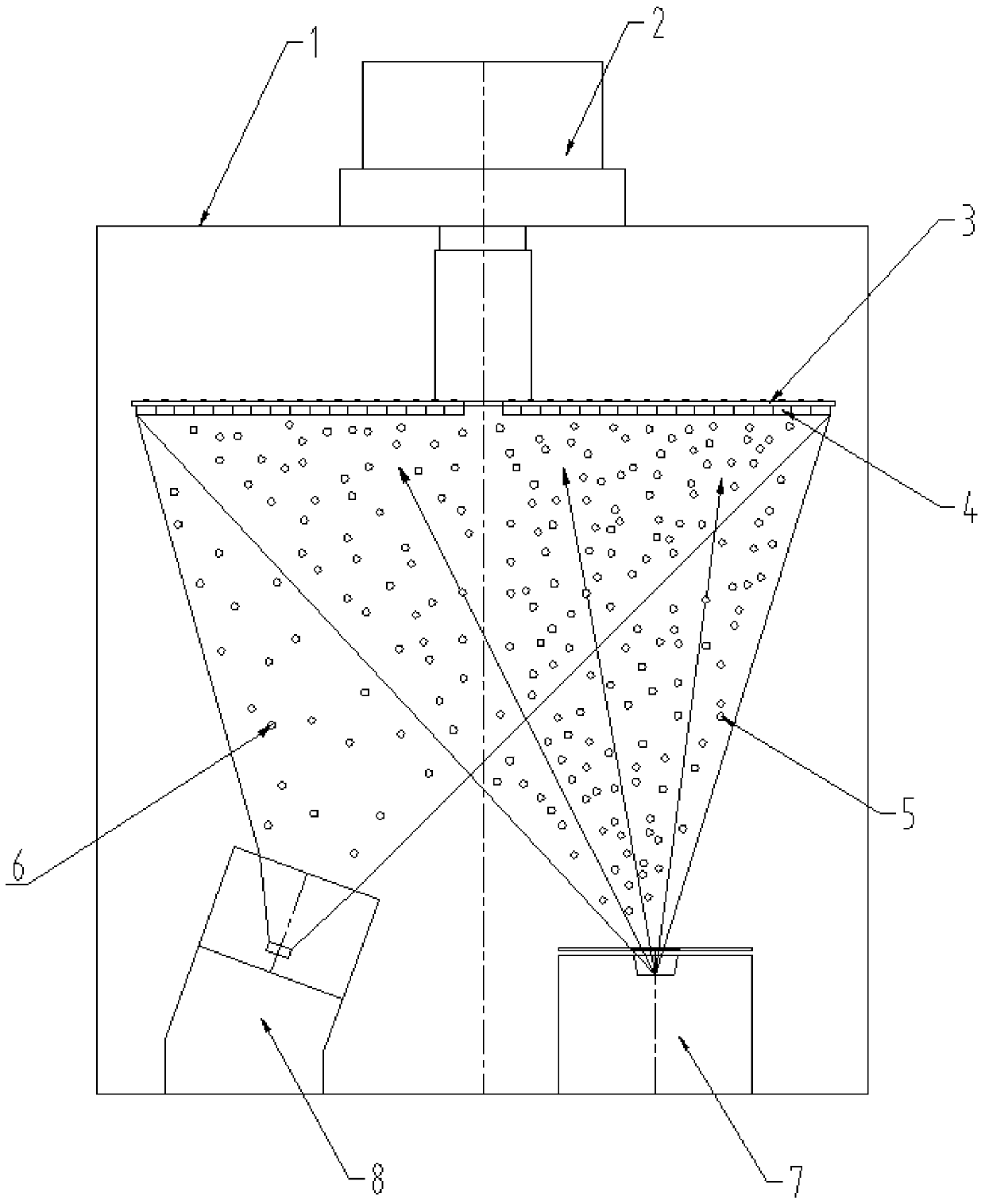 Equipment for evaporating plated terbium or dysprosium on magnetic material surface