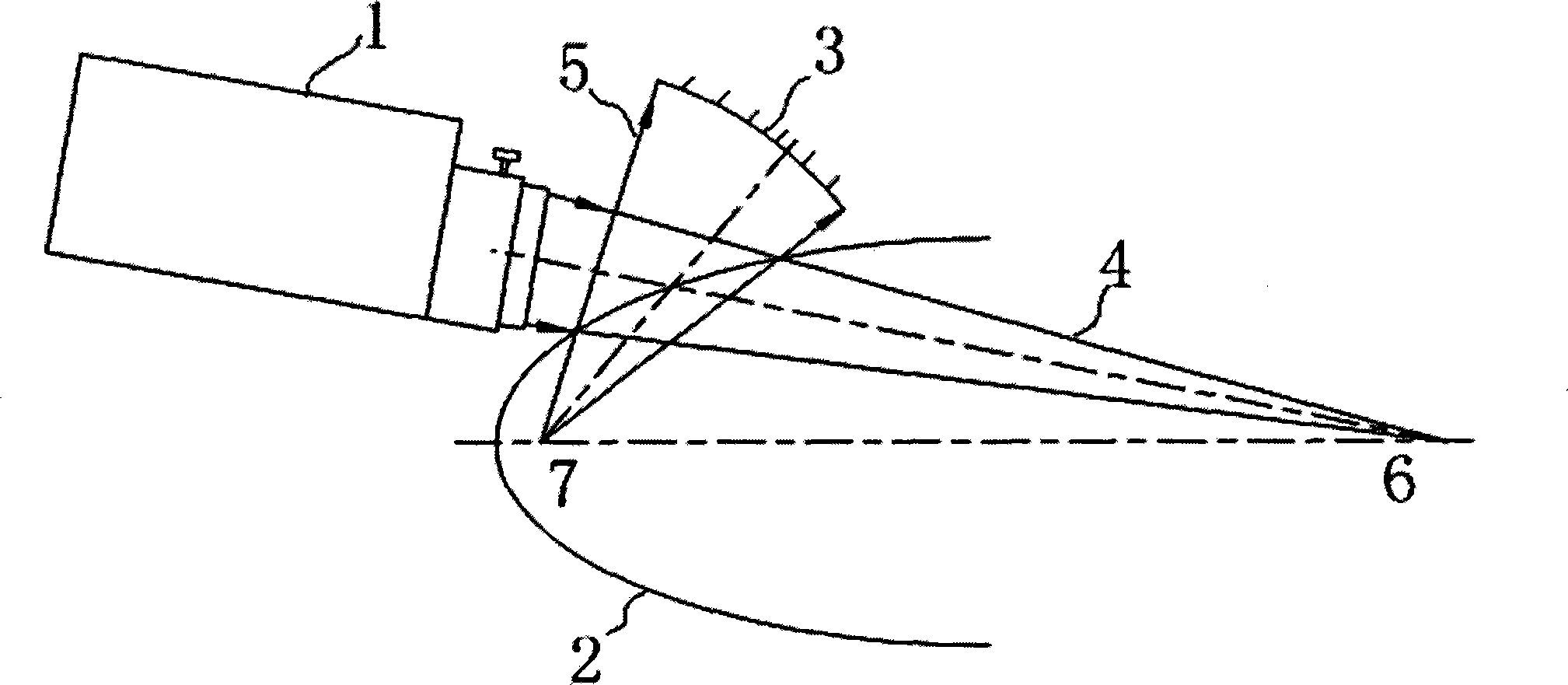 High steepness convex quadric aspherical aberration-free point Sub-Aperture Stitching measurement method