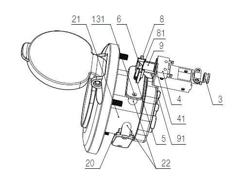 Locking device for charging interface