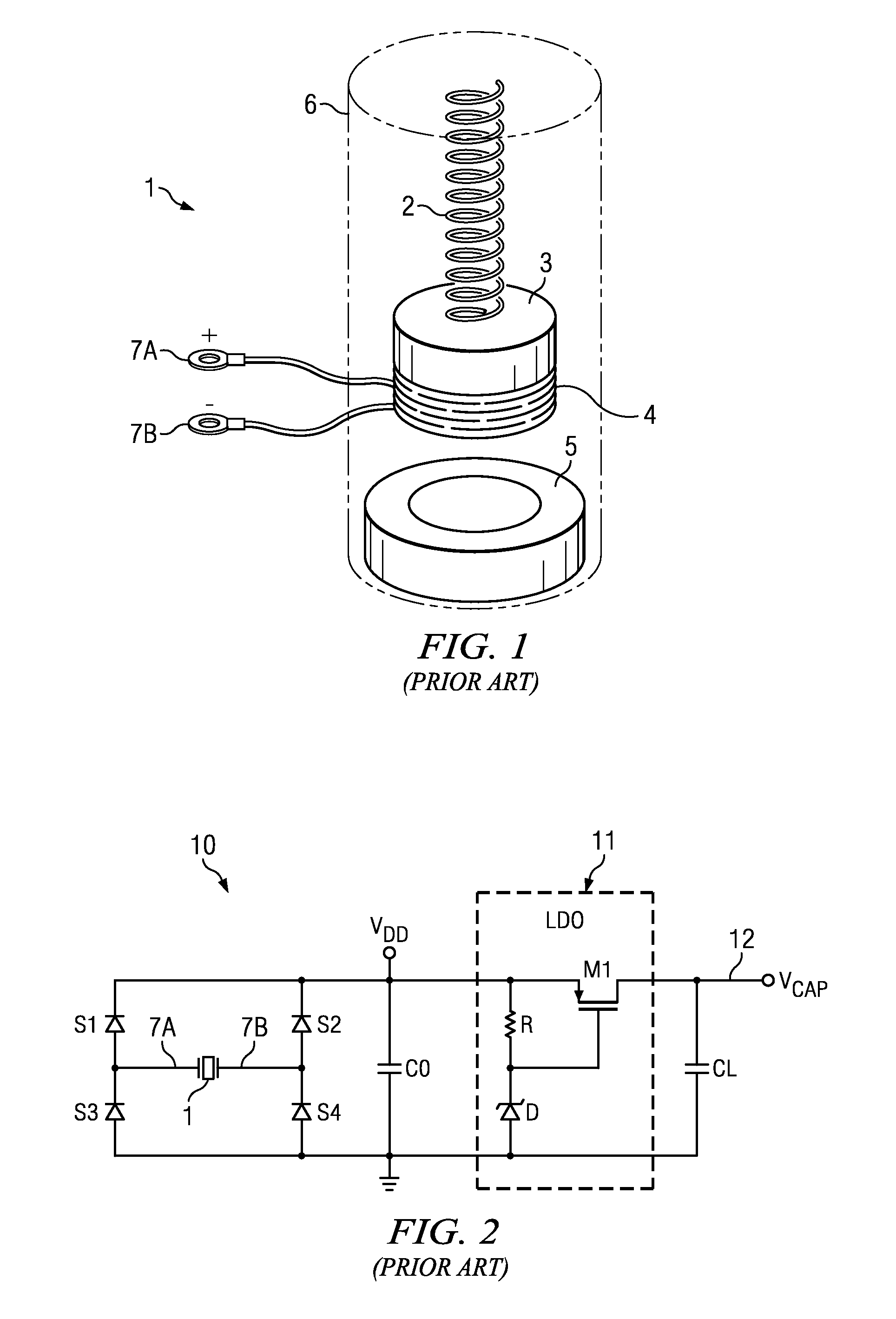 Power management DC-DC converter and method for induction energy harvester