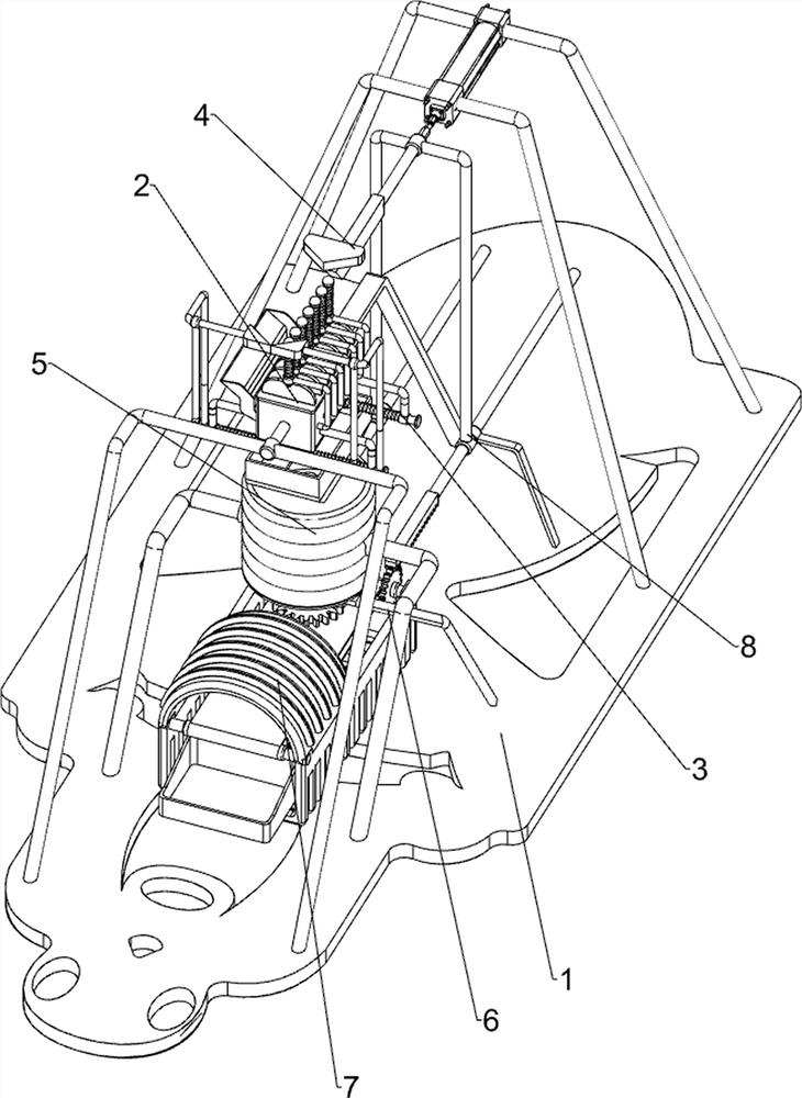 Poultry excretion mixed fertilizer preparation equipment for agricultural fertilizer preparation