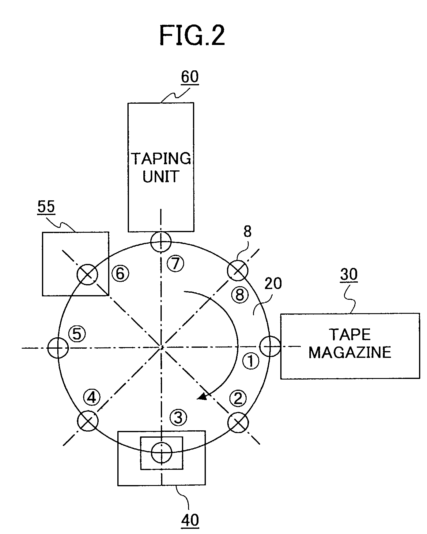 Chip-component accommodating device and examining apparatus having the same