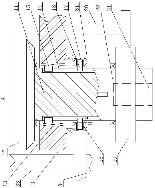 An automatic wire take-up device for bow height torsion detection wire