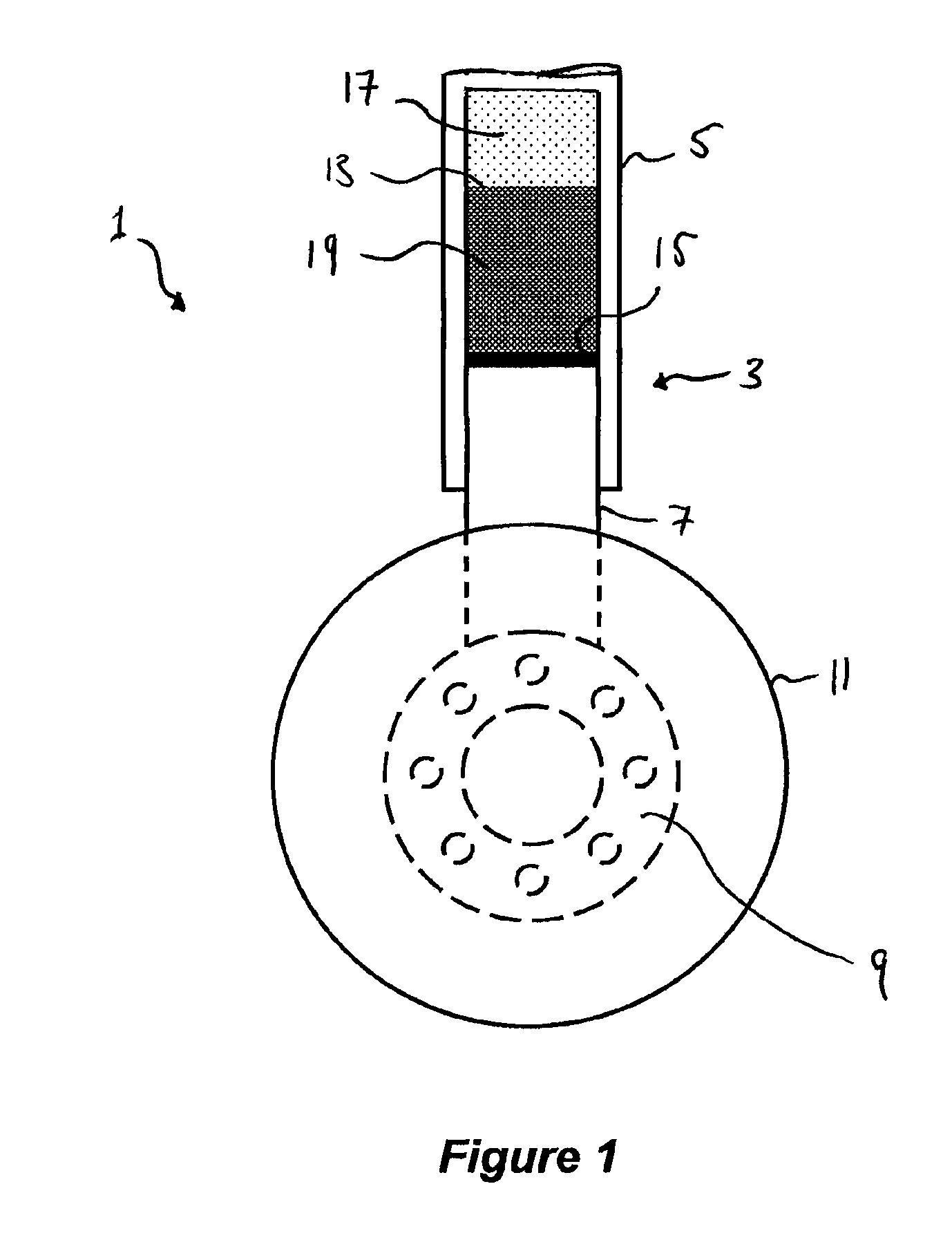 Shock absorber and a method of determining the level of liquid in a shock absorber