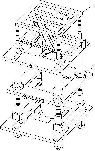 Experiment device for simulating ore sliding of orepass