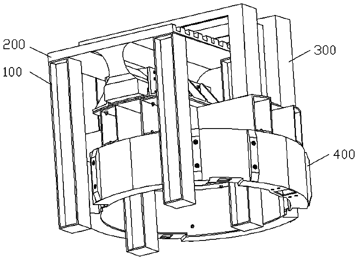 Elastic bracket loading test tool