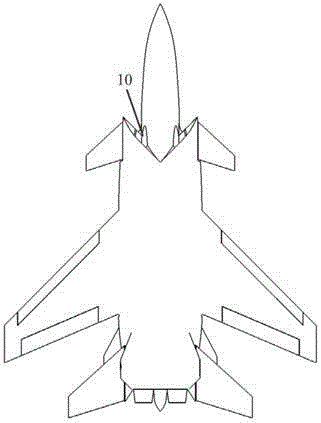Aerodynamic configuration of three-surface aircraft