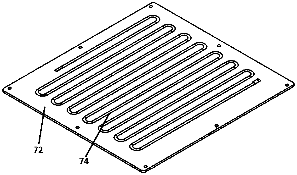 Liquid cooling heat dissipation assembly for cooling high-voltage motor driver