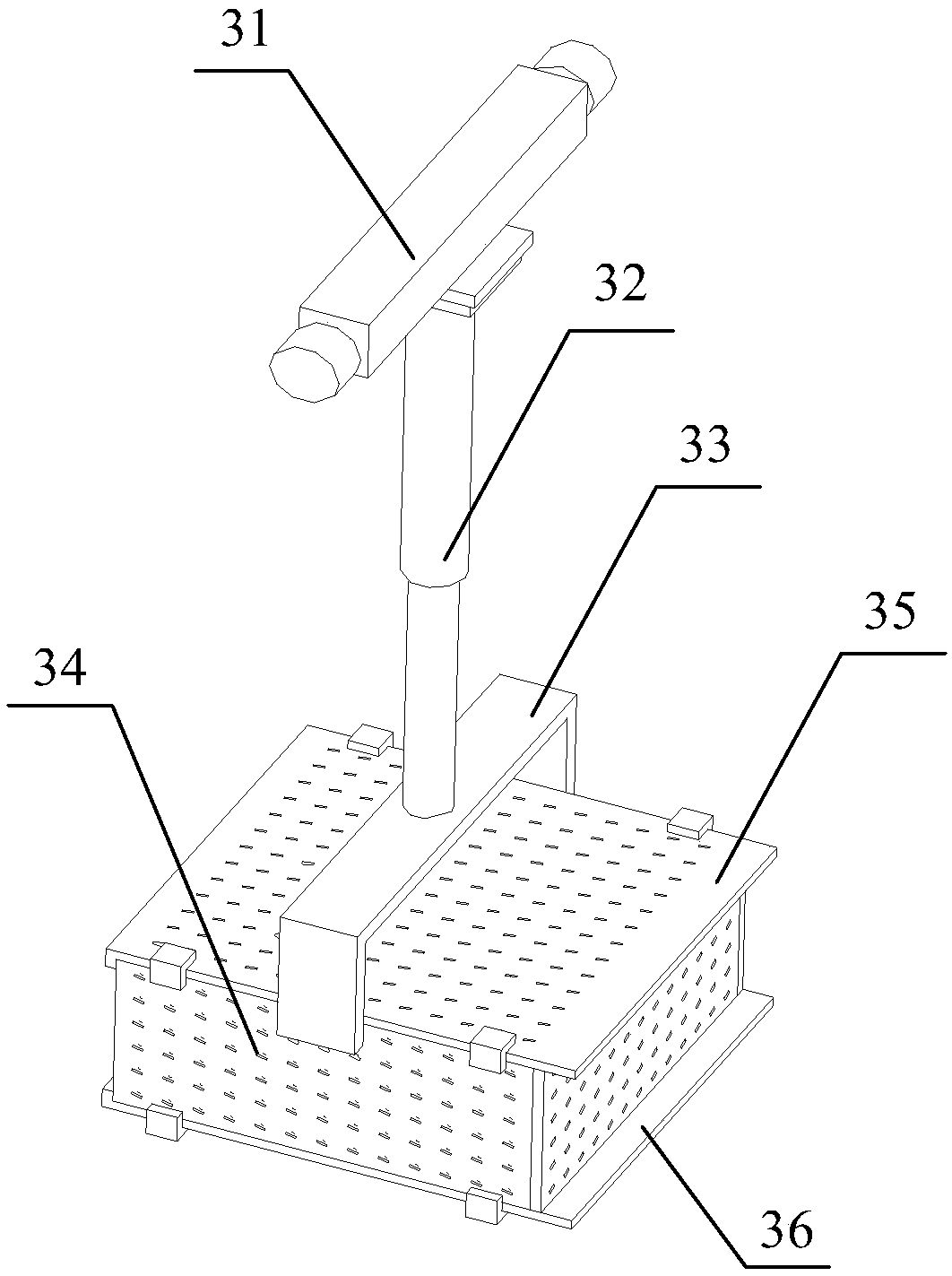 Mechanical recycling treatment device for hydraulic system combined sealing gaskets