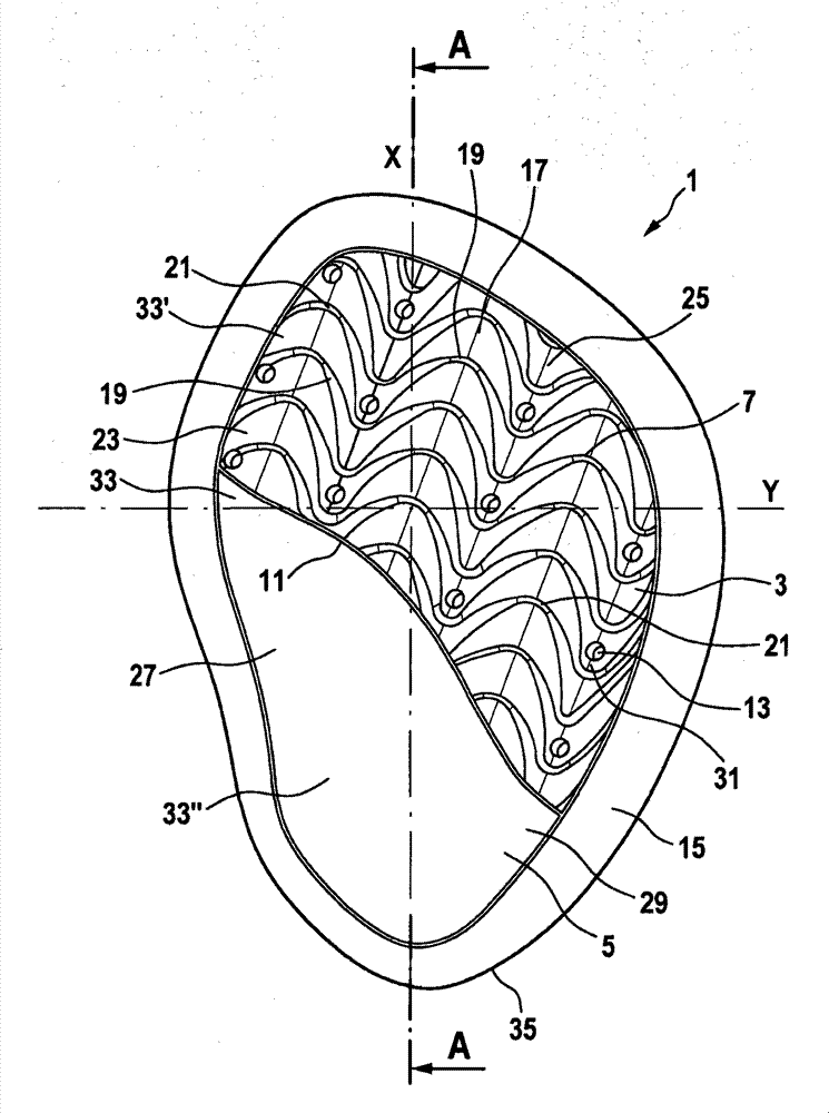 A cushioning pad for a human foot, an insole and a shoe comprising the pad, and a method for the manufacture of the insole