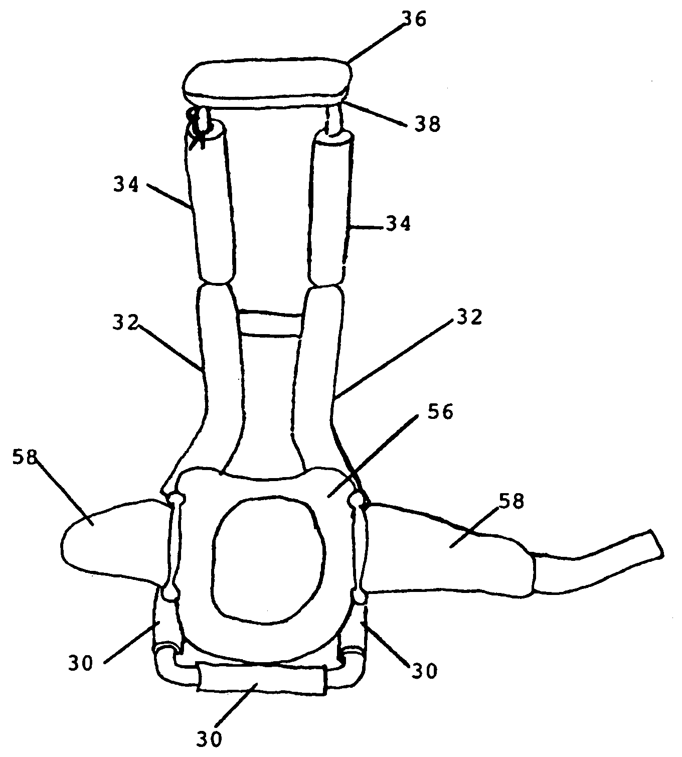 Lower body support device