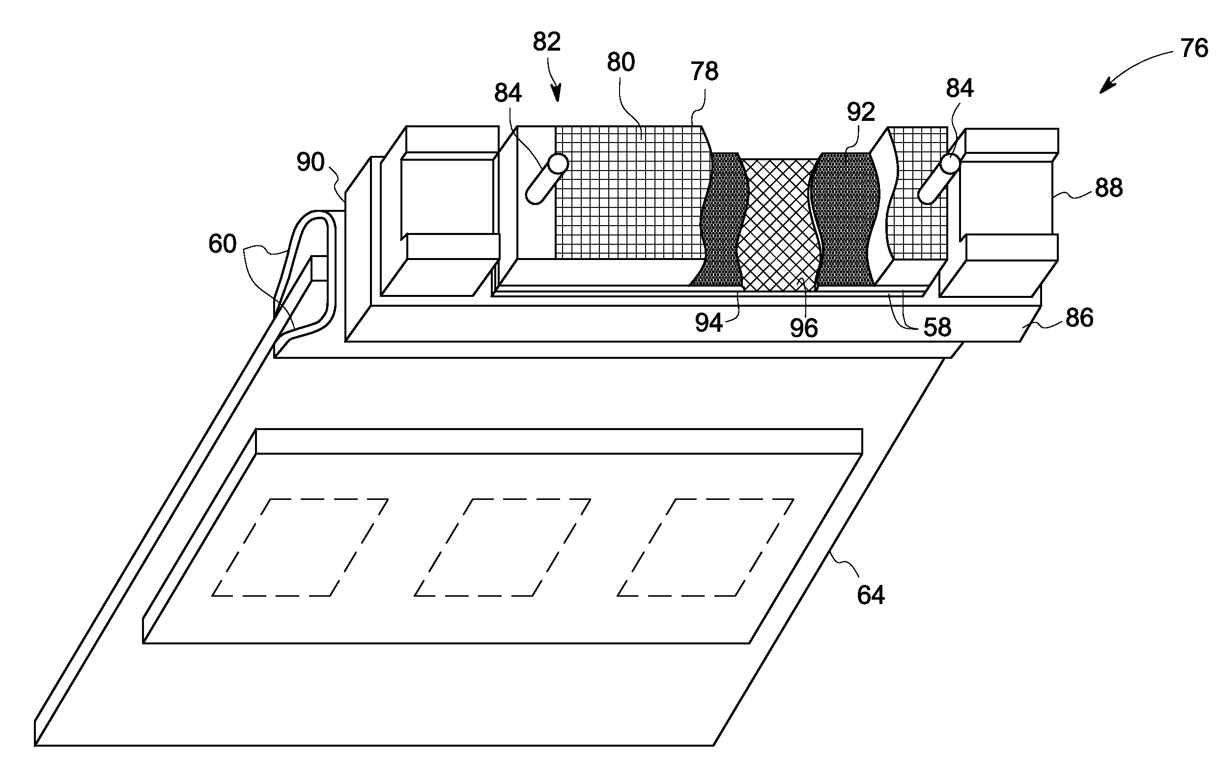 Multi-layer radiation detector assembly