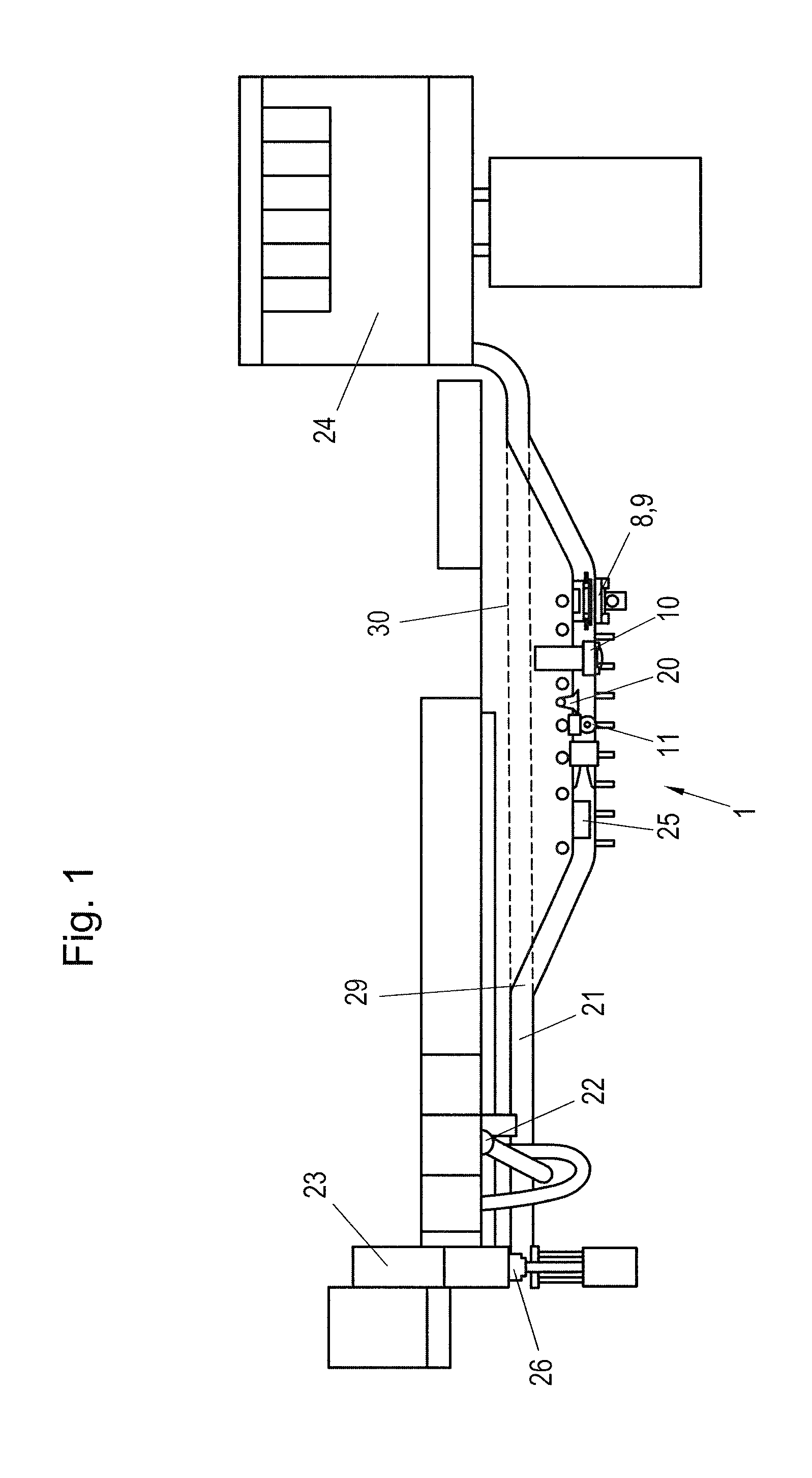 Closing apparatus for closing preferably bag-type packaging units