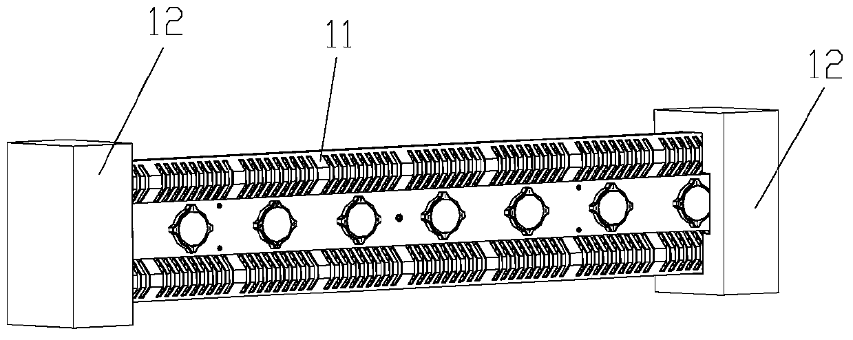 A convenient and disassembled row light for plants