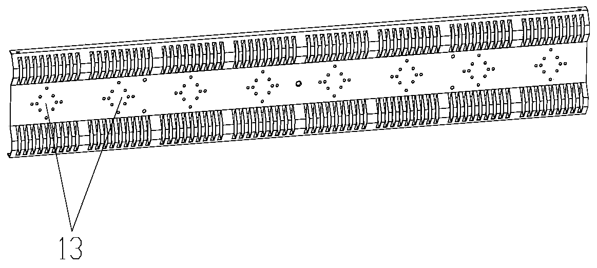 A convenient and disassembled row light for plants