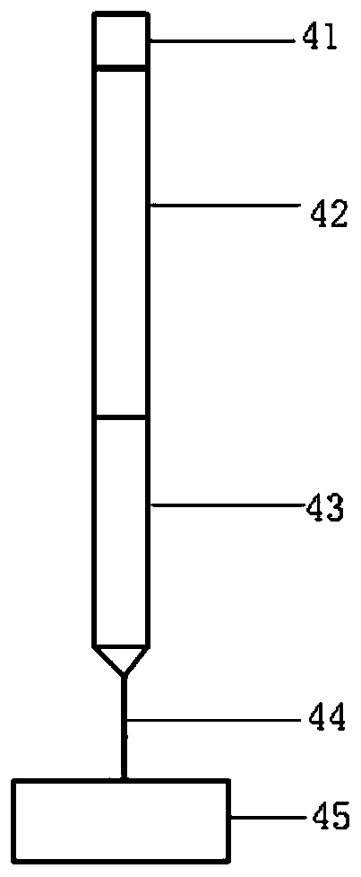 Buoy chain loaded inclination ocean current measuring system and ocean current and wave measuring method