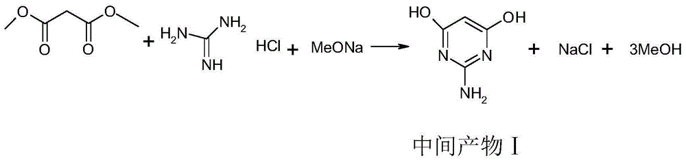 Synthetic method for 2,5-diamino-4,6-dihydroxypyrimidine hydrochloride