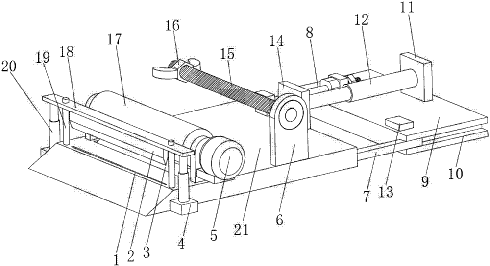 Ornament supply device for flat-end embroidery machine