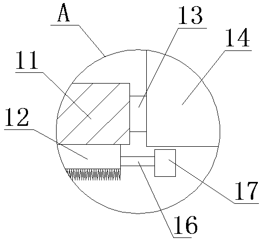 Device and method for auxiliary cleaning of sheet metal part processing platform