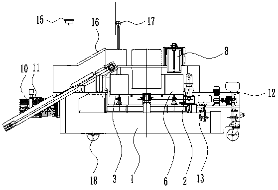 Salvage device capable of circularly collecting materials in rotary mode